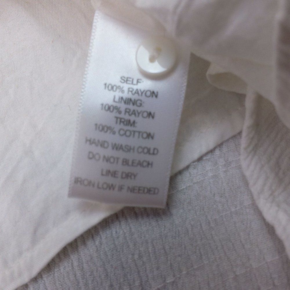 LuLu's ivory easy honey boho button front dress - Picture 5 of 8